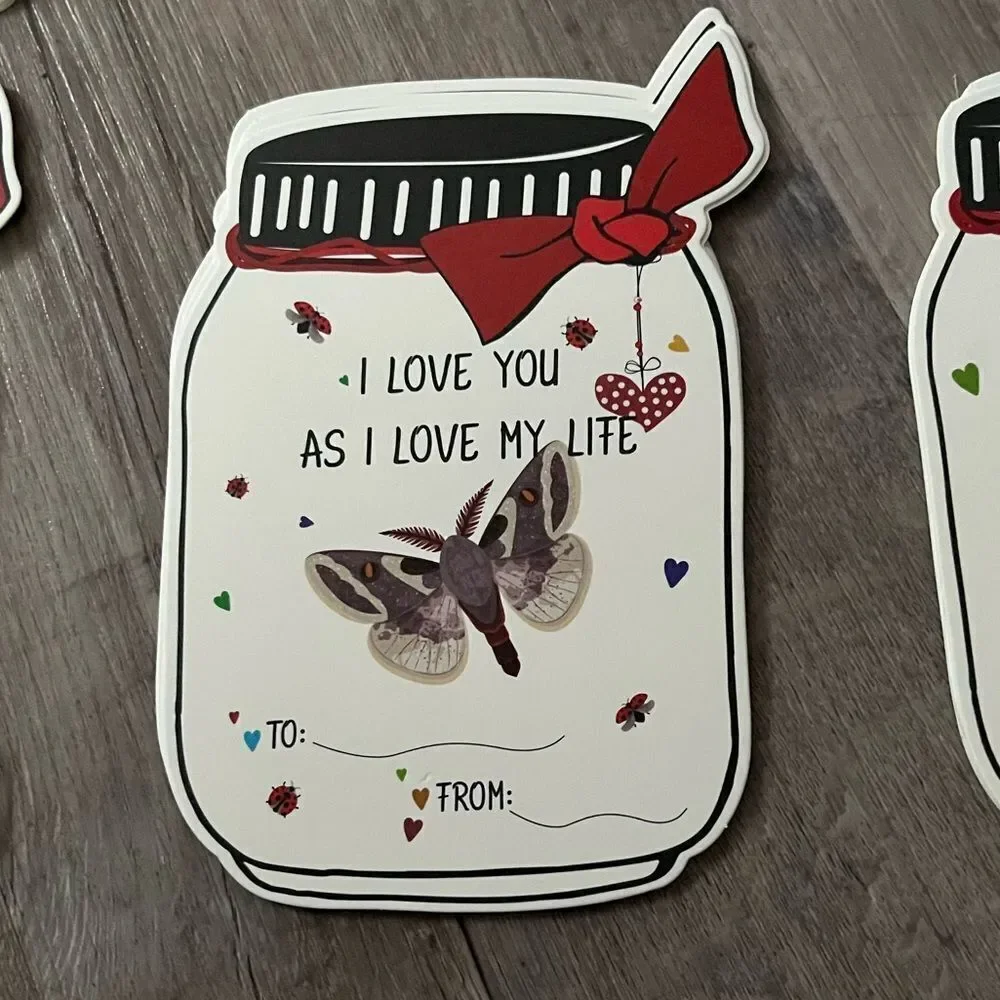 36 Insect Cards for Valentine’s, classroom or everyday